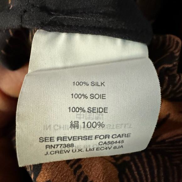 MADEWELL x No. 6 Isabella Jumpsuit Floral Silk Wide Leg Size 8 - Picture 9 of 11